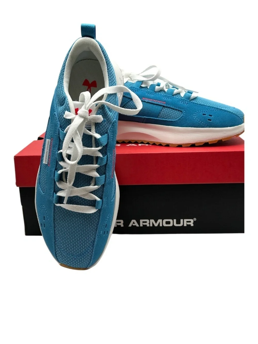 Under Armour UA GS Street Mirage Athletic Shoes - Blue White NWB
